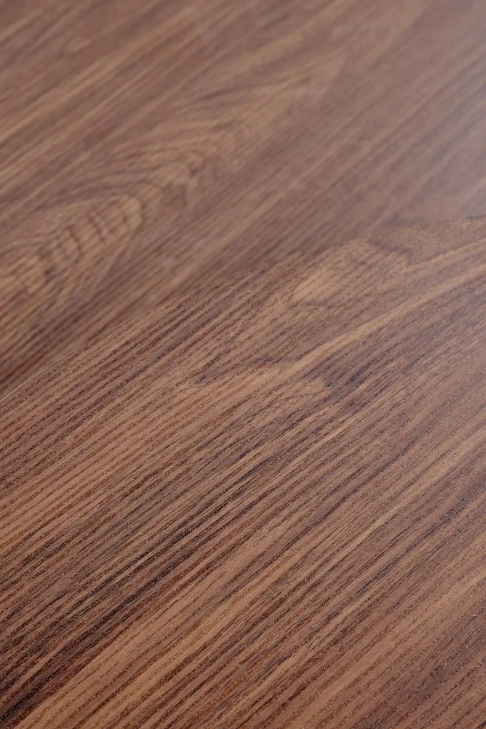 Mała ława okrągła orzechowa MDF 60/55 cm GISELA S