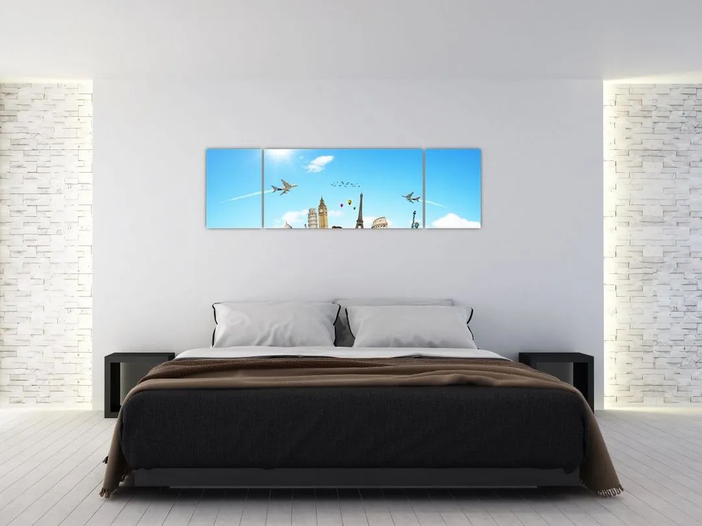 Obraz - Podróże (170x50 cm)