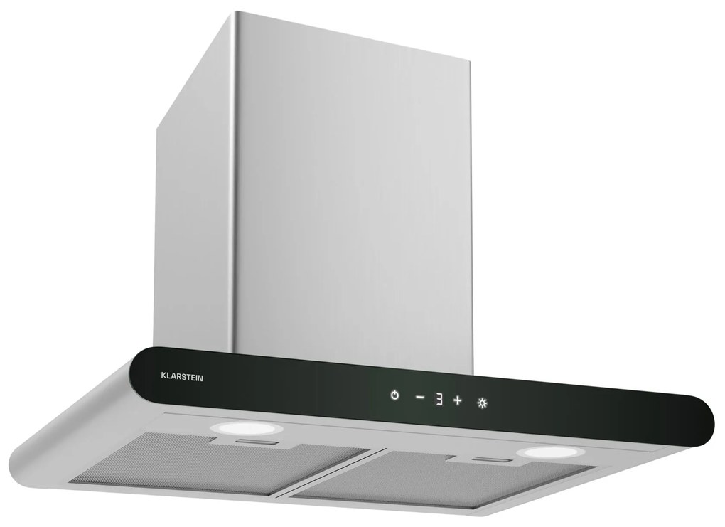 Klarstein CurveVent 533.9m³/h 60cm Okap Kominowy Srebrny