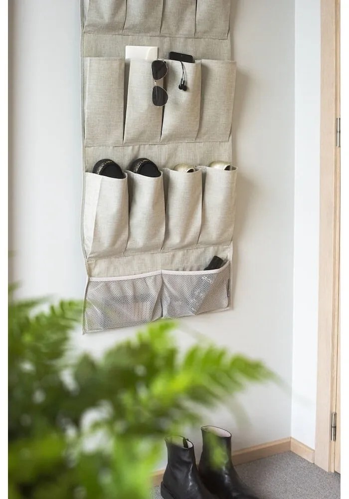 Wiszący tekstylny organizer do szafy – Bigso Box of Sweden