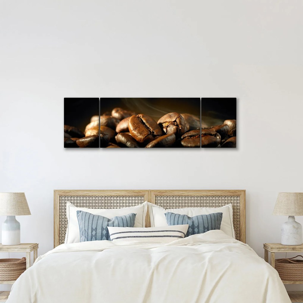 Obraz - Ziarna kawy (170x50 cm)