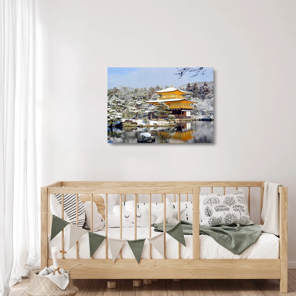Obraz na szkle - Kinkakuji, Japonia (70x50 cm)