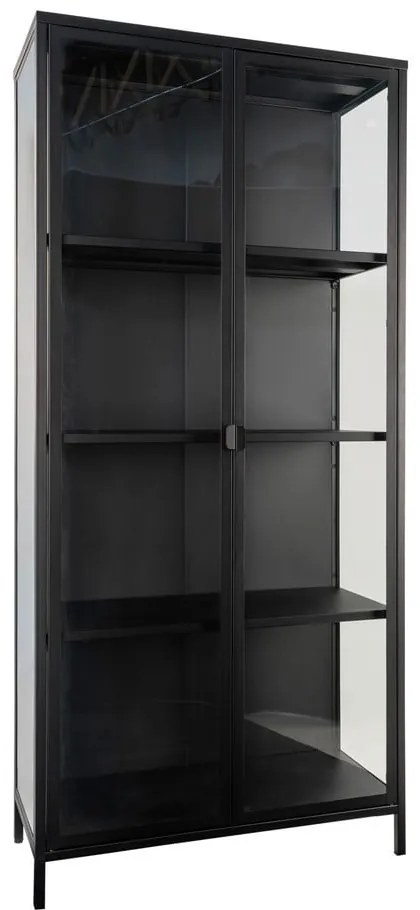 Czarna metalowa witryna 80x175 cm Brisbane – House Nordic