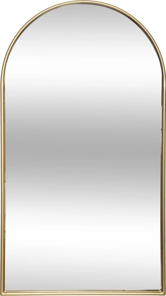 Duże lustro ścienne JOYCE w złotej ramie, 60 x 106 cm