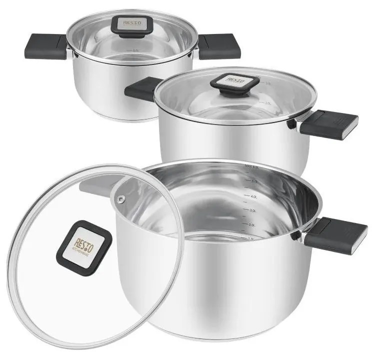 Resto - 6-częściowy zestaw garnków ANSER