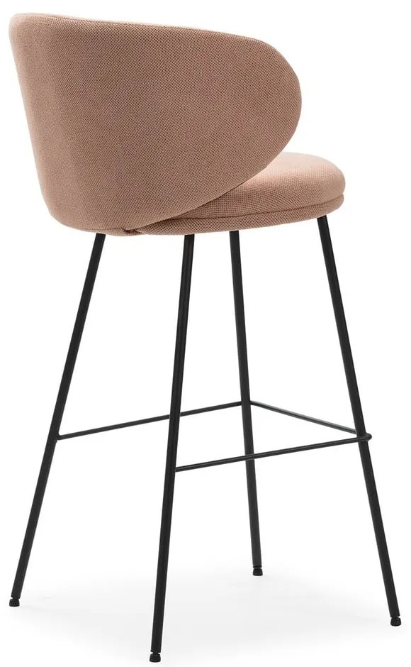 Jasnoróżowe hokery zestaw 2 szt. (wysokość siedziska 65 cm) Rush – Marckeric