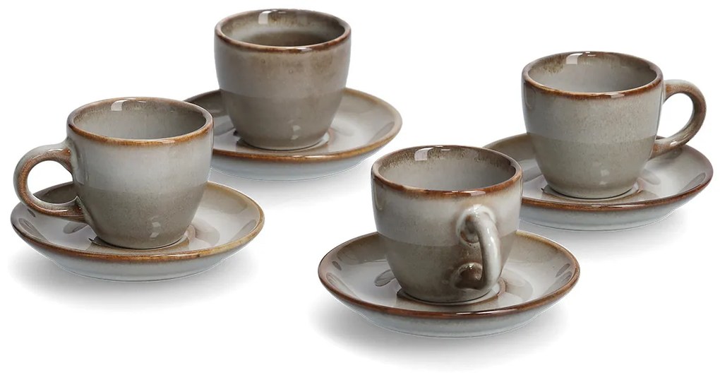 Filiżanki do espresso, 4 sztuki, ZELLER