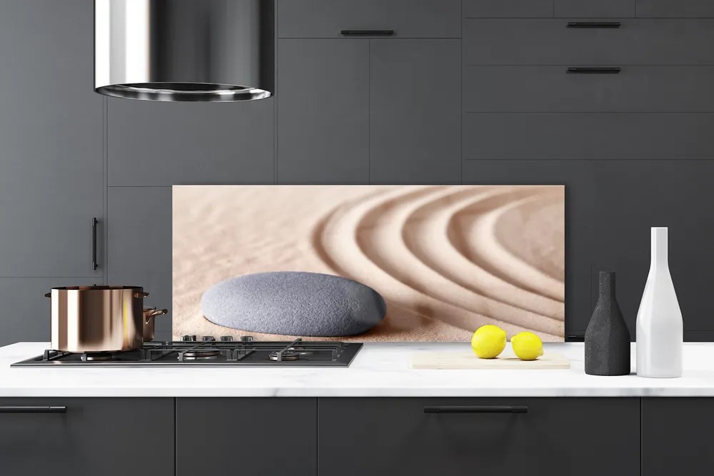 Panel Szklany do Kuchni Struktura Warstwowa Piaskowca