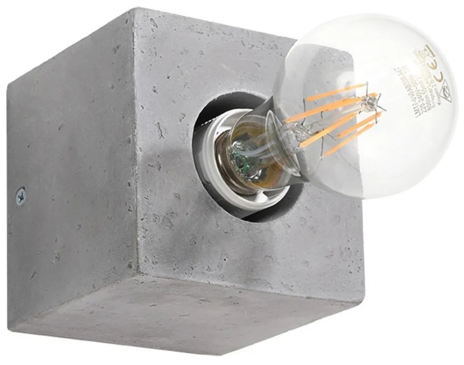 Szary kinkiet Gabi – Nice Lamps