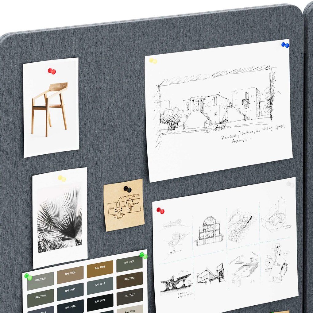 Parawan akustyczny SADIE Carbon Fog 240/145 cm