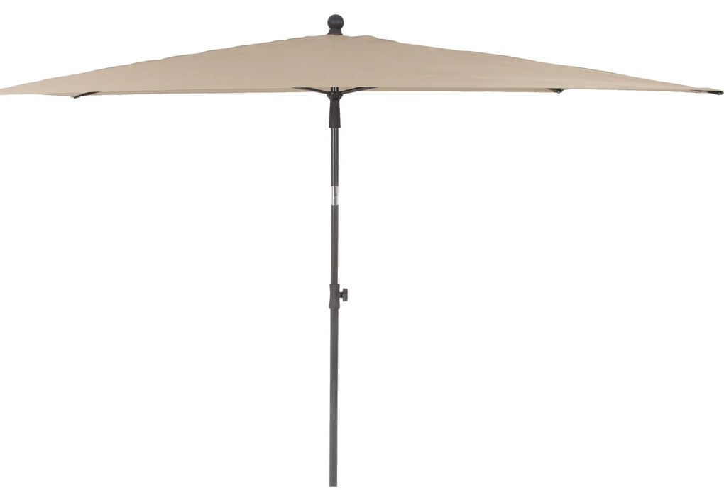 Parasol balkonowy prostokątny 2,1 x 1,4 m taupe PATIO
