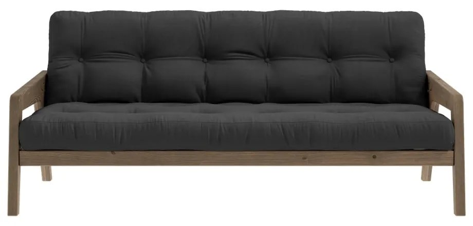 Szara rozkładana sofa 204 cm Grab – Karup Design