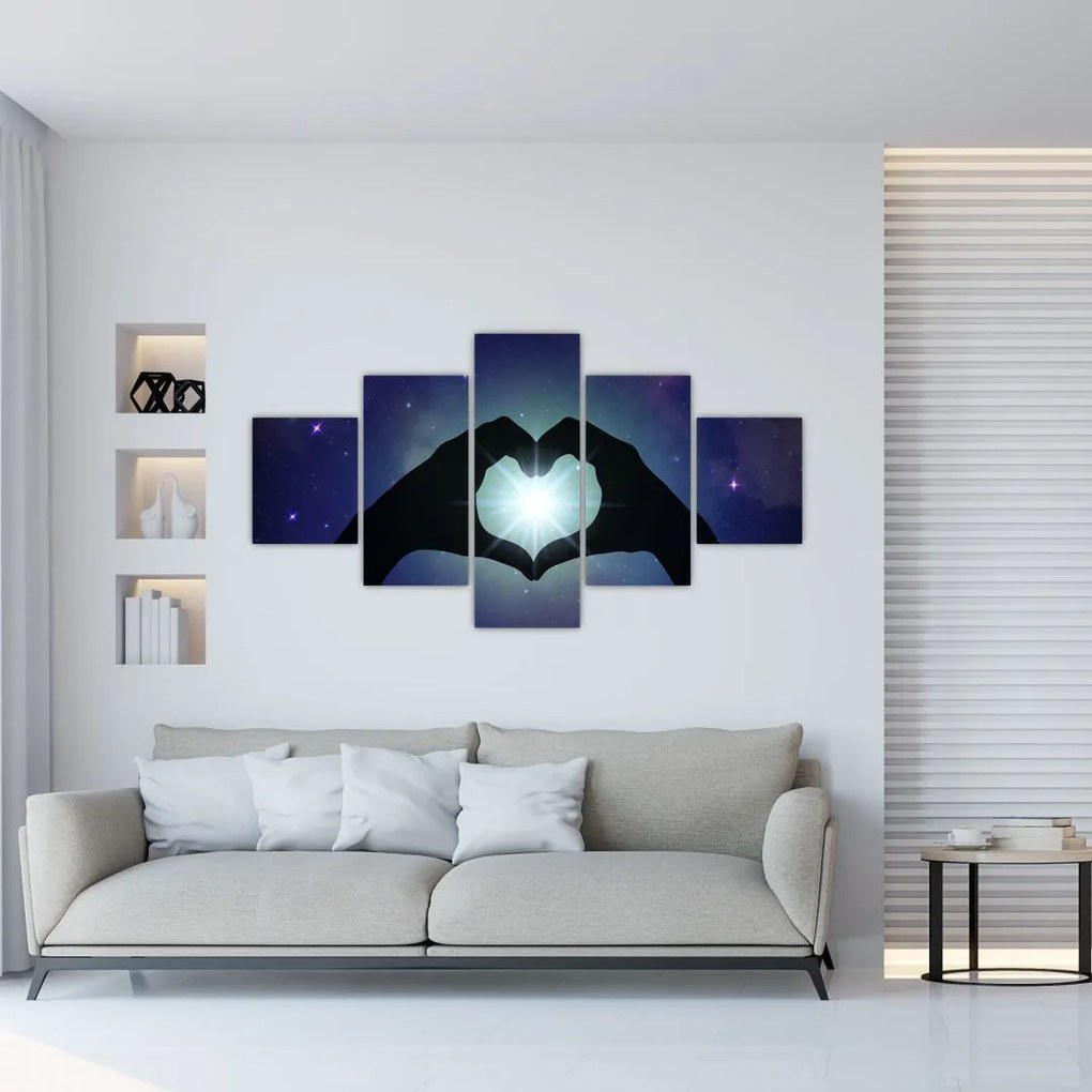 Obraz - Miłość symboliczna (125x70 cm)