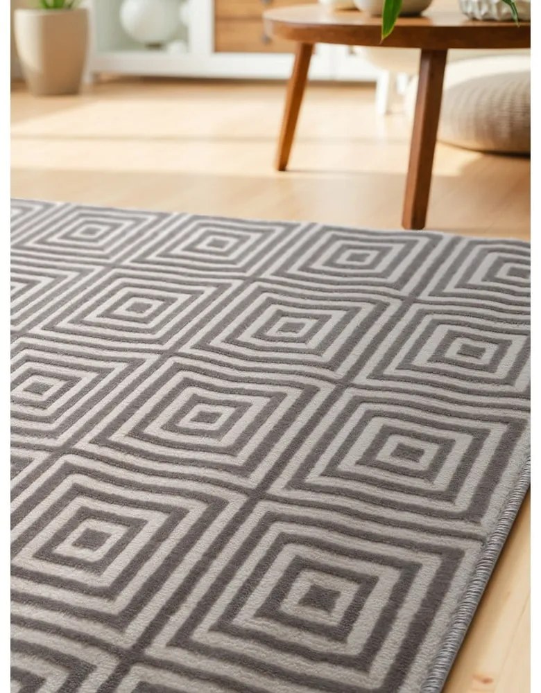 Szary chodnik 80x240 cm Perles Tourmaline – Elle Decoration