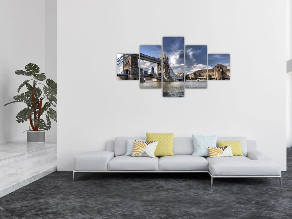 Obraz -  Tower Bridge w Londynie (125x70 cm)