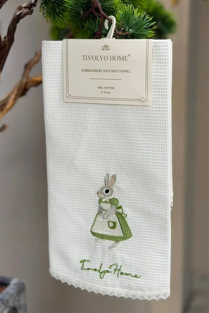 Ręcznik kuchenny RABBIT Jasnozielony