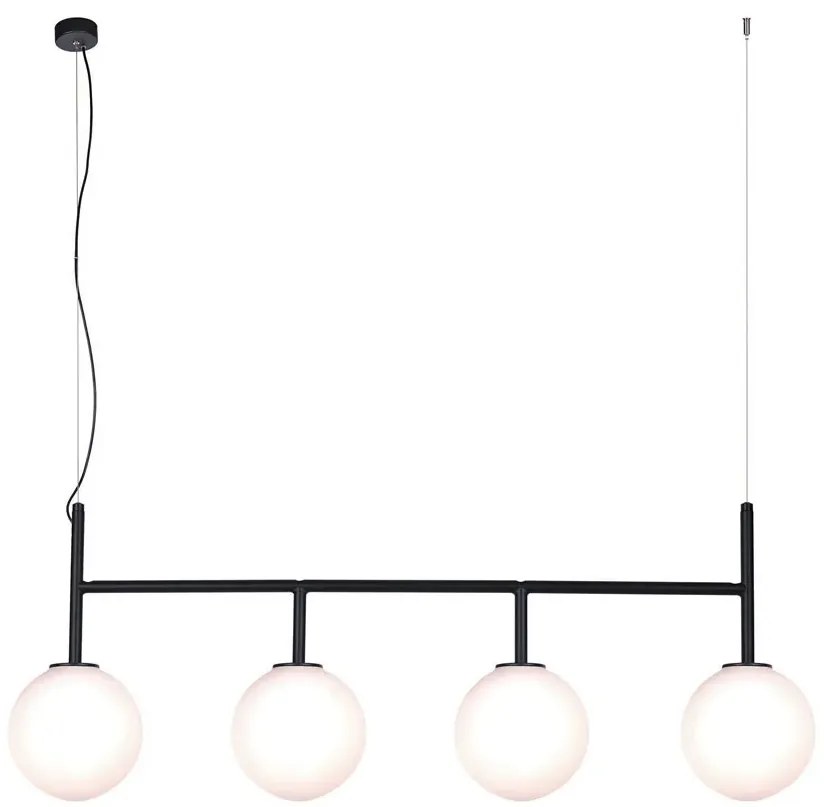 Loftowa lampa wisząca nad stół poczwórna - S767-Menser
