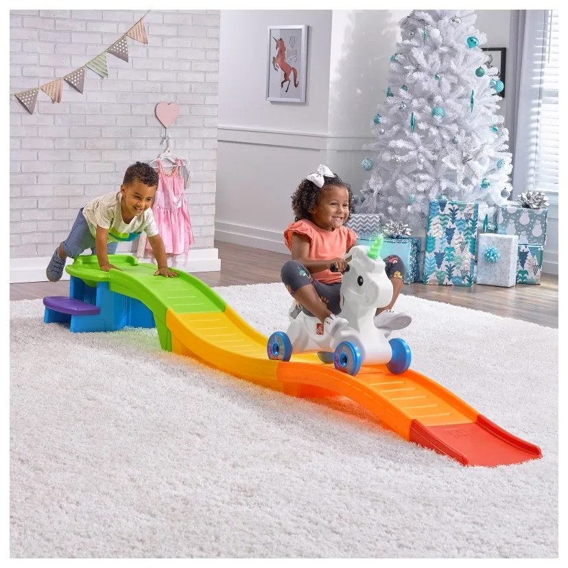 Step2 kolejka górska tor jeździk jednorożec unicorn
