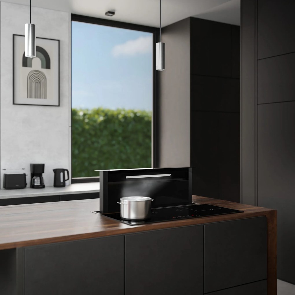 Klarstein Velaire 90cm 636.2m³/godz. Okap Blatowy Czarny