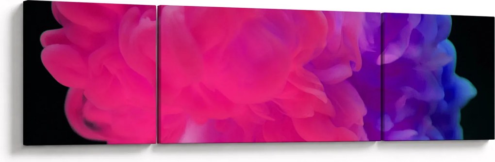 Obraz kolorowego dymu (170x50 cm)