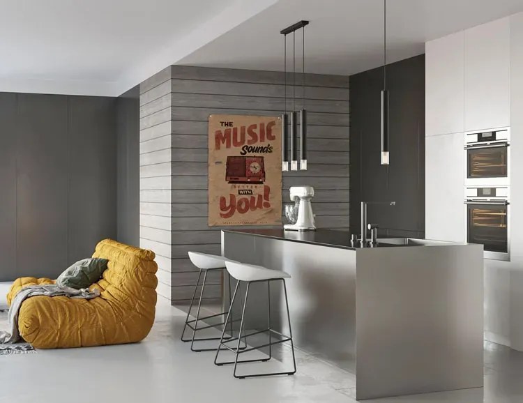Czarna punktowa lampa wisząca tuba - S159 T9-H59