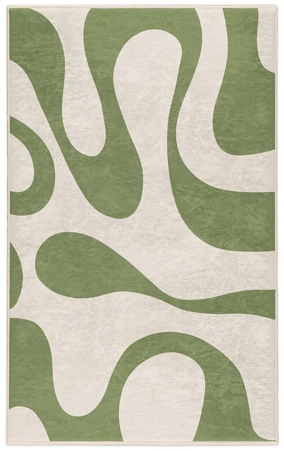 Zielony dywan odpowiedni do prania 60x100 cm Matcha Latte – Mila Home