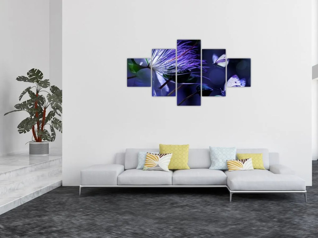 Obraz - Tropikalny kwiat (125x70 cm)