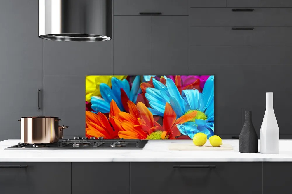 Panel Szklany Harmonijna Flora Ogrodowa