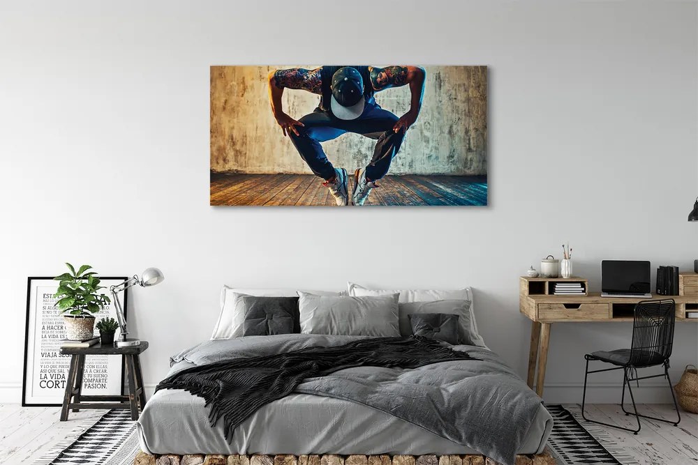Duży obraz na płótnie Tancerz Hip-Hop
