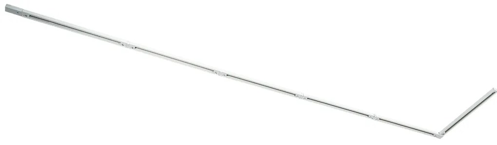 Nowoczesny system oświetlenia szynowego biały 1-fazowy 300cm - Iconic Nowoczesny Oswietlenie wewnetrzne
