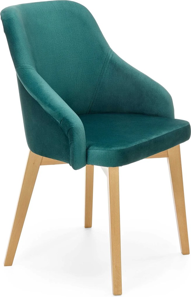 Tapicerowane krzesło do jadalni na drewnianych nogach Toledo 2 Halmar