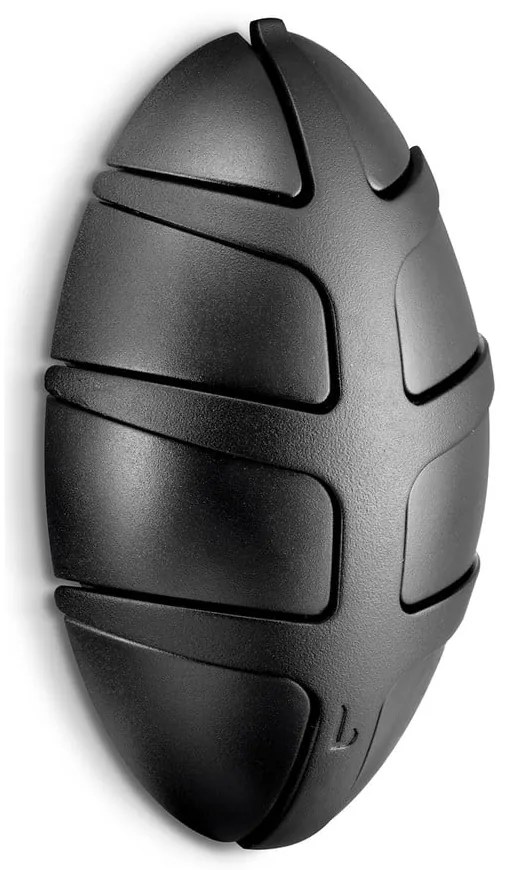 Czarny ścienny plastikowy haczyk Bug – Spinder Design