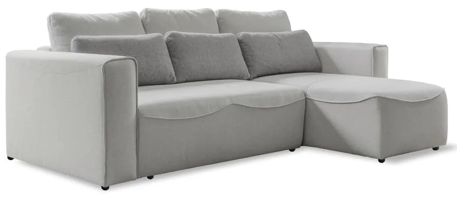 Kremowy rozkładany narożnik (róg zmienny) Homely Tommy – Miuform