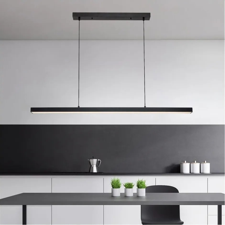 Brilagi - Żyrandol LED na lince PAXIS LED/30W/230V 120 cm czarny