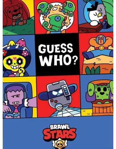 Koc dziecięcy Brawl Stars Zgadnij Kto , 110 x 140 cm