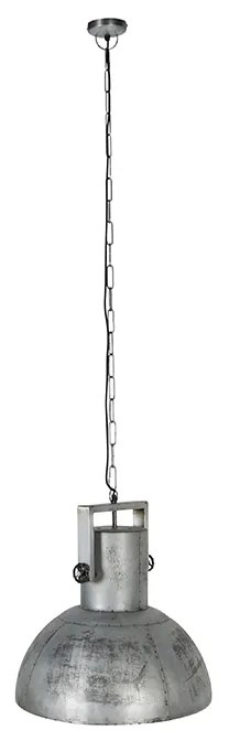 Industrialna lampa wisząca szara 40 cm - Samia SaboPrzemysłowy Oswietlenie wewnetrzne