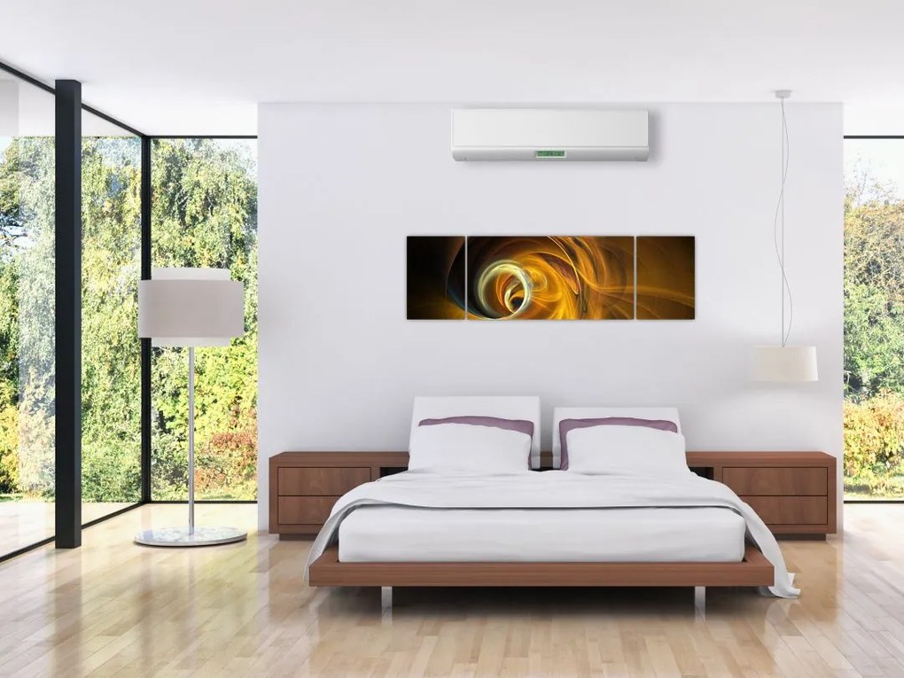 Obraz - Abstrakcja w ruchu (170x50 cm)