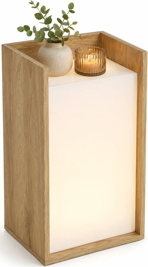 Szafka modułowa 83cm hikora + biel alpejska F7-L85