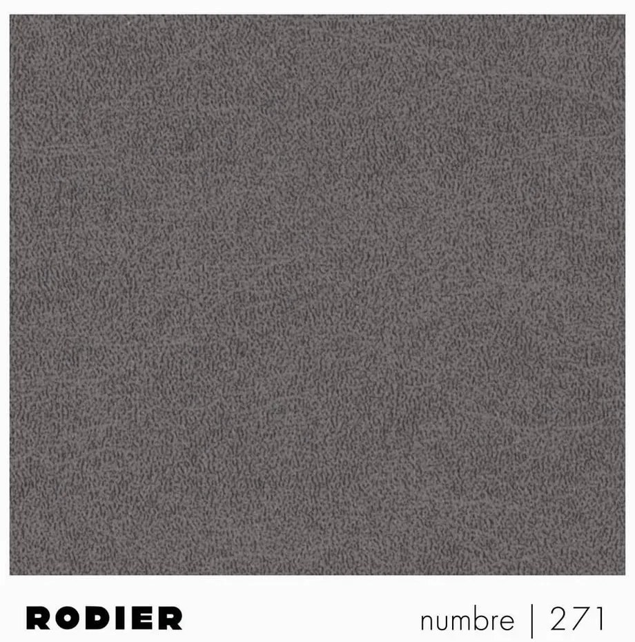 Szara aksamitna rozkładana sofa 220 cm Chaum – Rodier