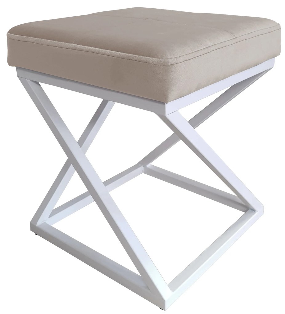 Pufa ZOA LOFT podstawa biała MG09