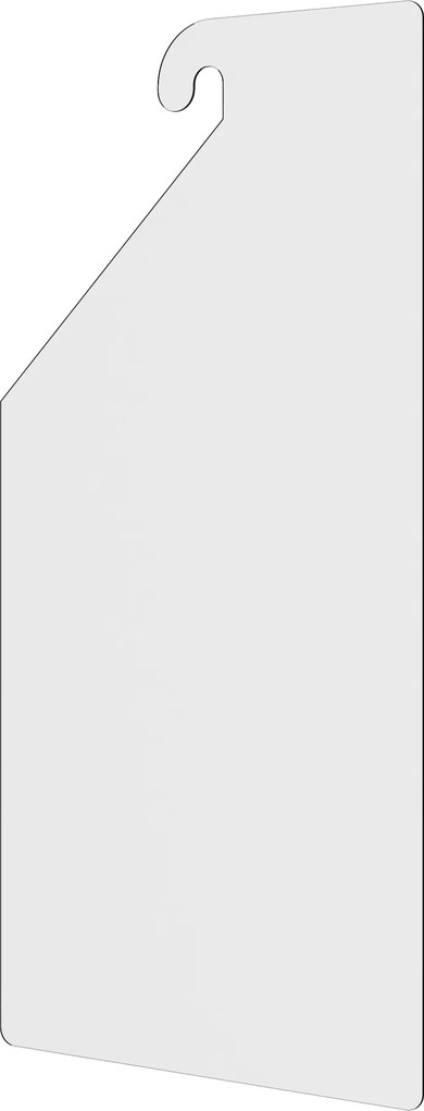 Separator do szafy pracowniczej, 290x595x2 mm, 1 szt.