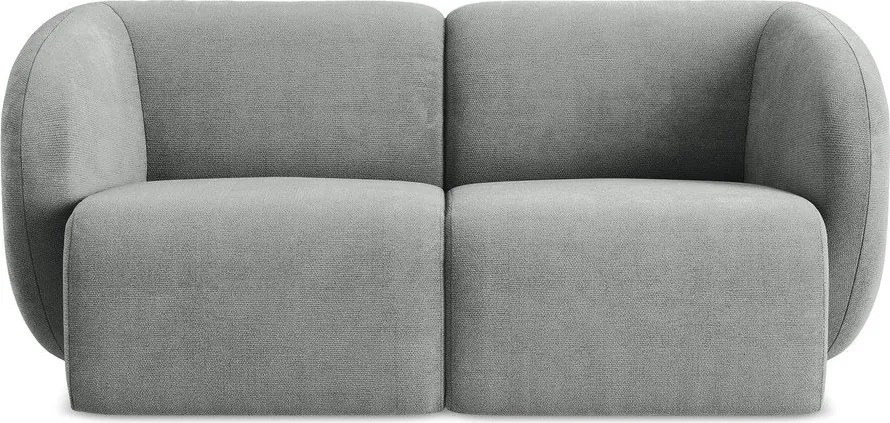 Szara sofa z tkaniny szenilowej 174 cm Lani – Makamii