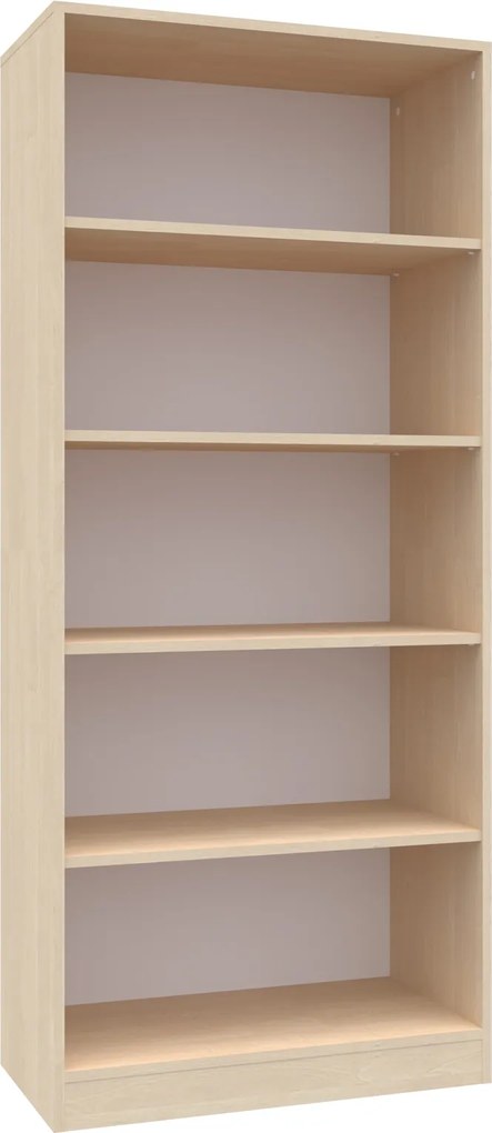 Regał biurowy z półkami Simple, 80x40x185 cm, index 80-5P