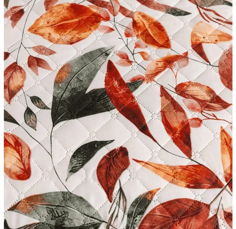 Narzuta na łóżko ze wzorem AUTUMN LEAVES, kolorowy Rozmiar: 170 x 210 cm