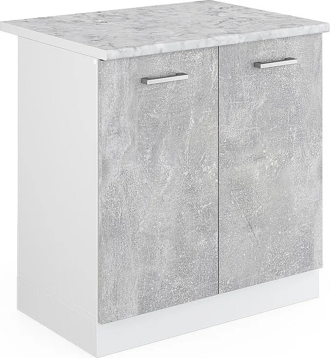 Szafka pod zlew beton 80x60x81.6 r-line