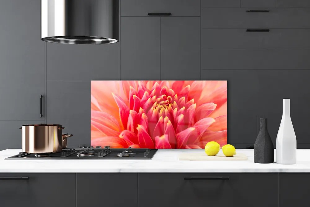 Panel Szklany do Kuchni Subtelny Pączek Kwiatowy