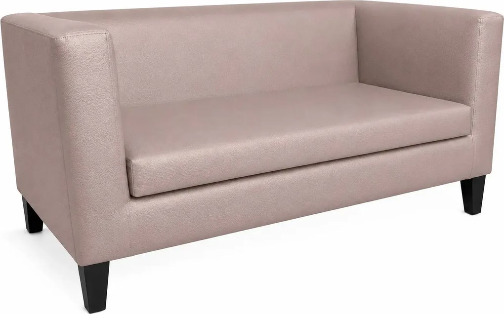 Sofa Monaco : Kolor nogi - Venge, Kolor tkaniny - EKO-SKÓRA - 11D, Typ tkaniny - Eko-skóra , Wysokość nogi - 15 cm