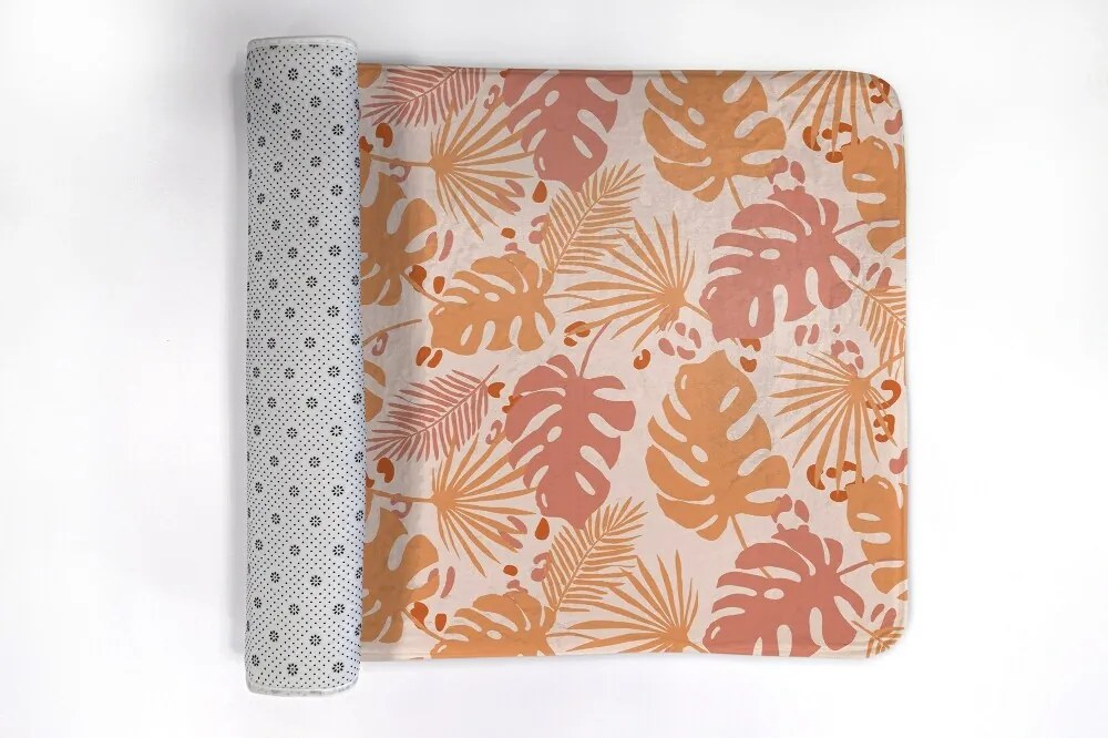 Dywanik antypoślizgowy do łazienki Dywanik antypoślizgowy do łazienki Liście Monstera wzór