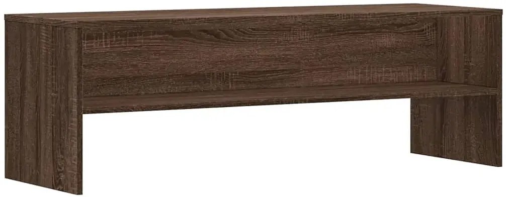 Szafka minimalistyczna pod tv brązowy z półką dąb T9-E10