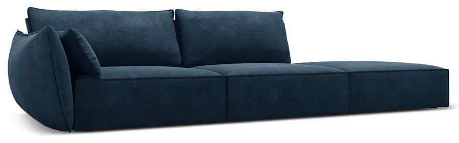 Ciemnoniebieski szezlong (lewostronny) Vanda – Mazzini Sofas